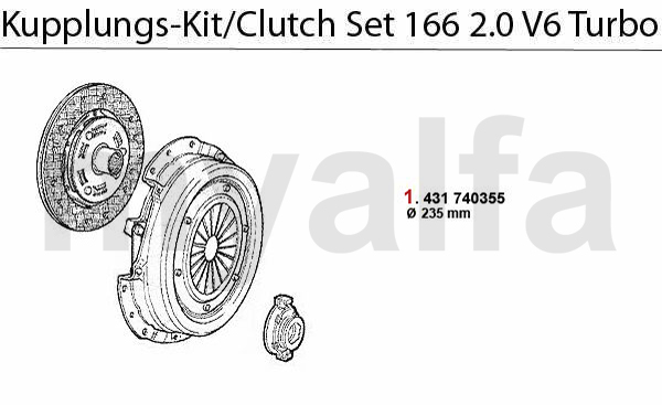 Kupplungs-Kit 2.0 V6 Turbo