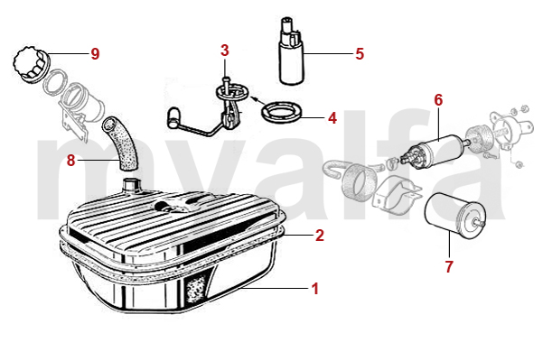 Kraftstofftank/Pumpe Kraftstofftank/Pumpe