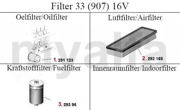 Filter (907) 16V